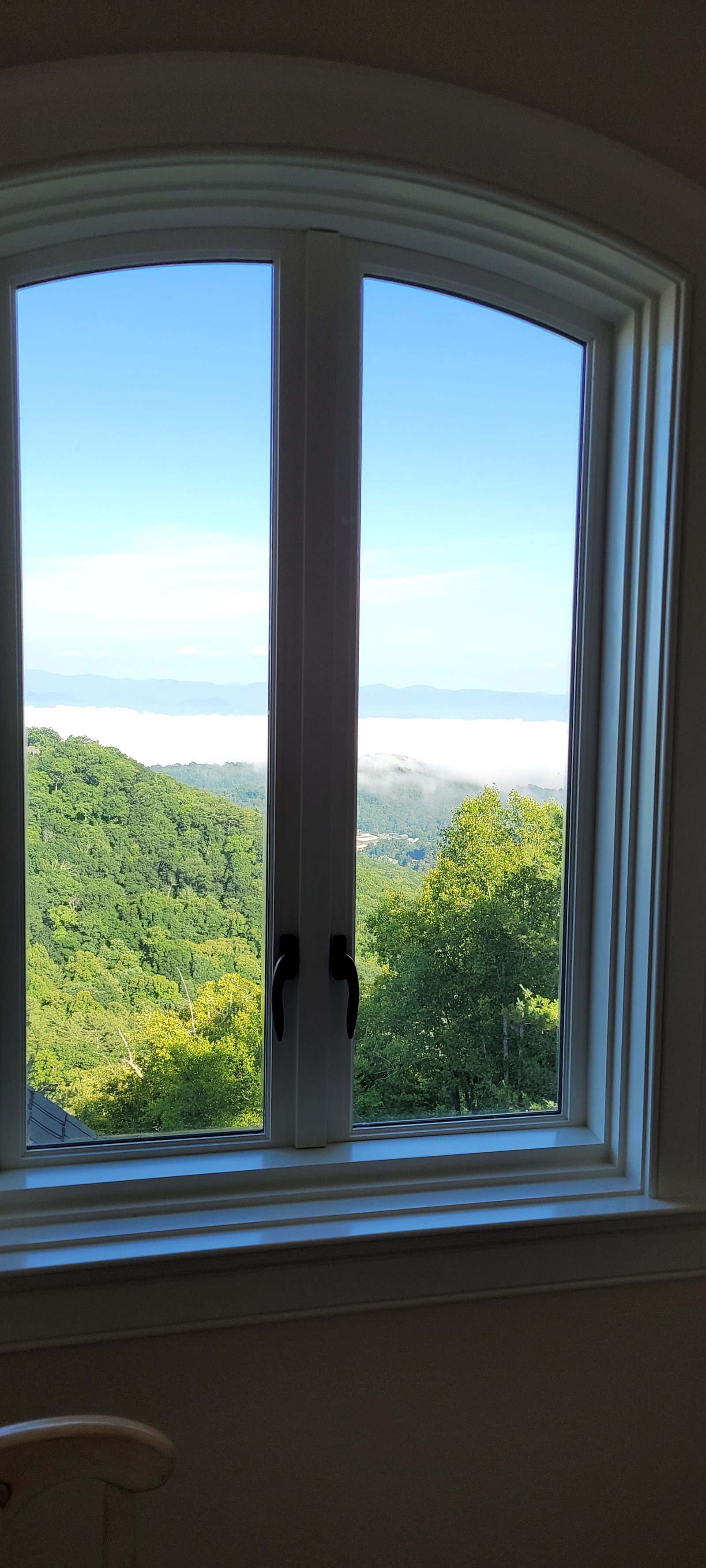 Window Casing project by Blue Ridge Carpenters in western North Carolina