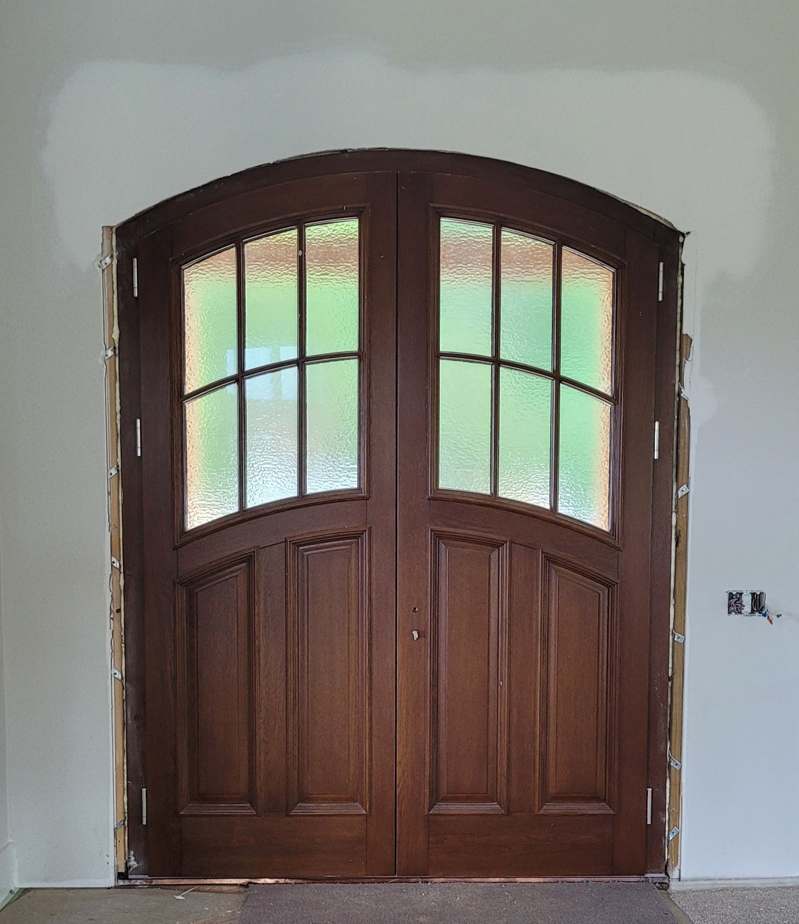 Custom Doors detail by Blue Ridge Carpenters