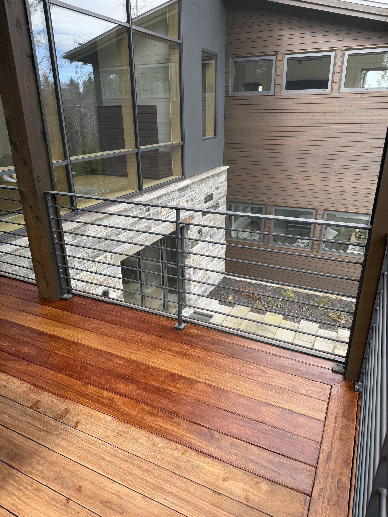 Mountain Deck & Porch with Fire Feature — detail 7
