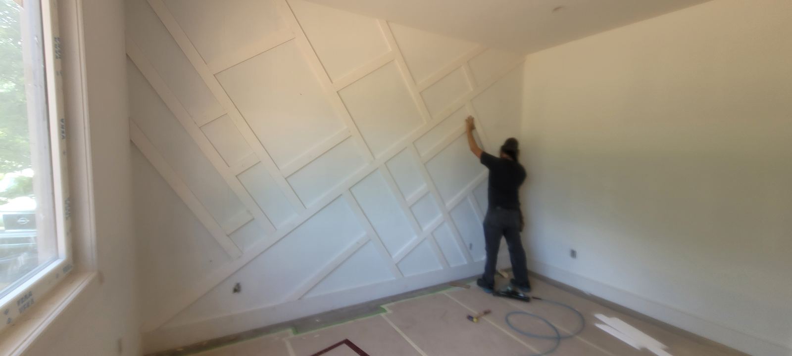 Wainscoting detail by Blue Ridge Carpenters