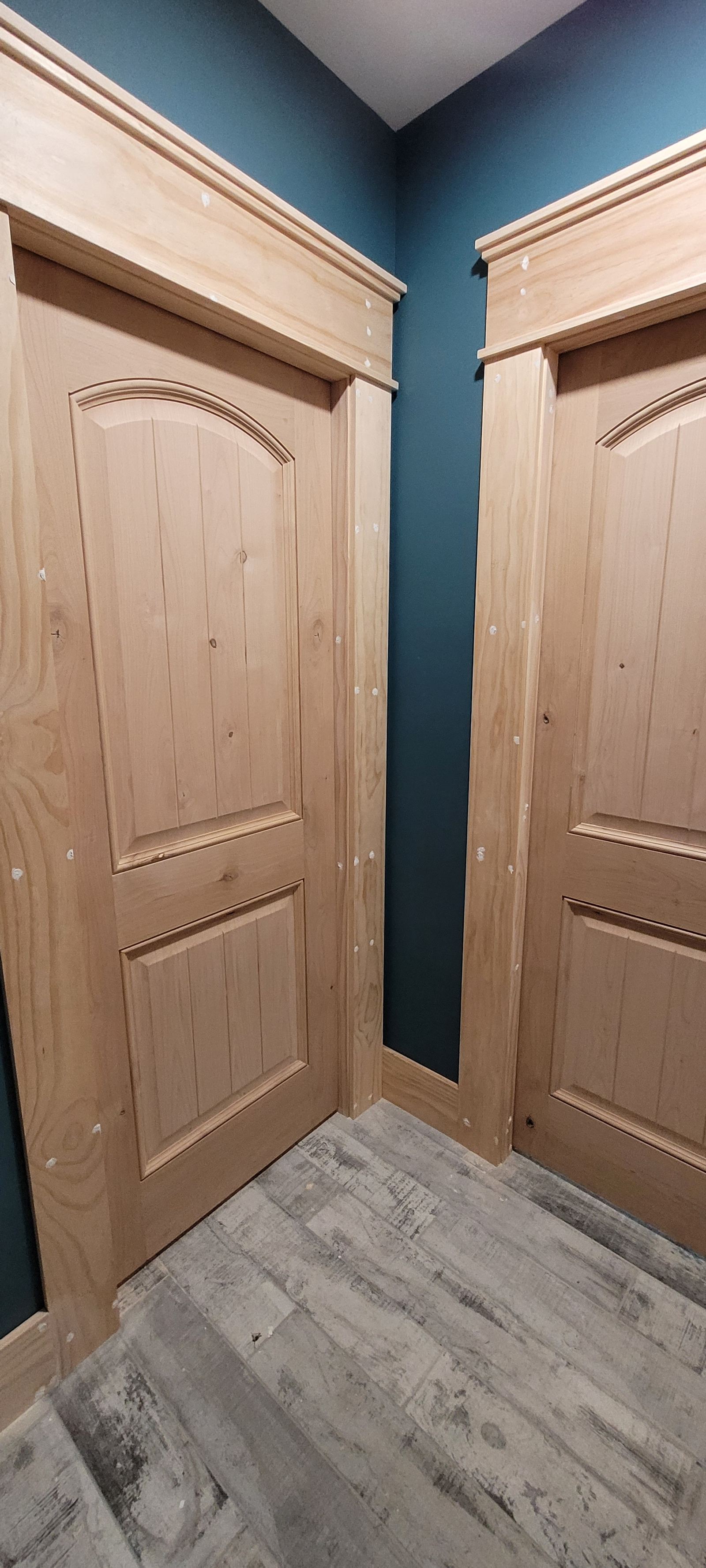 Custom Doors detail by Blue Ridge Carpenters