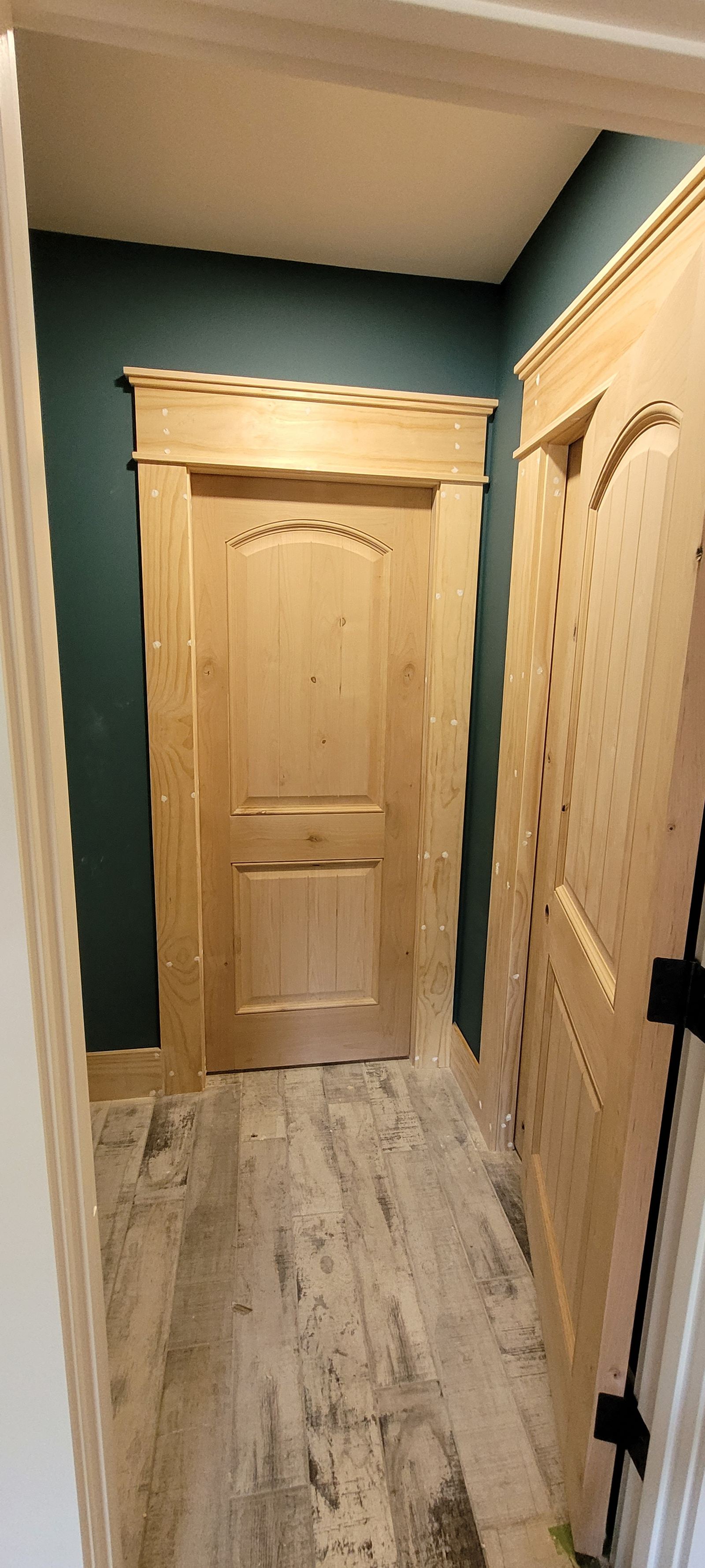 Custom Doors detail by Blue Ridge Carpenters