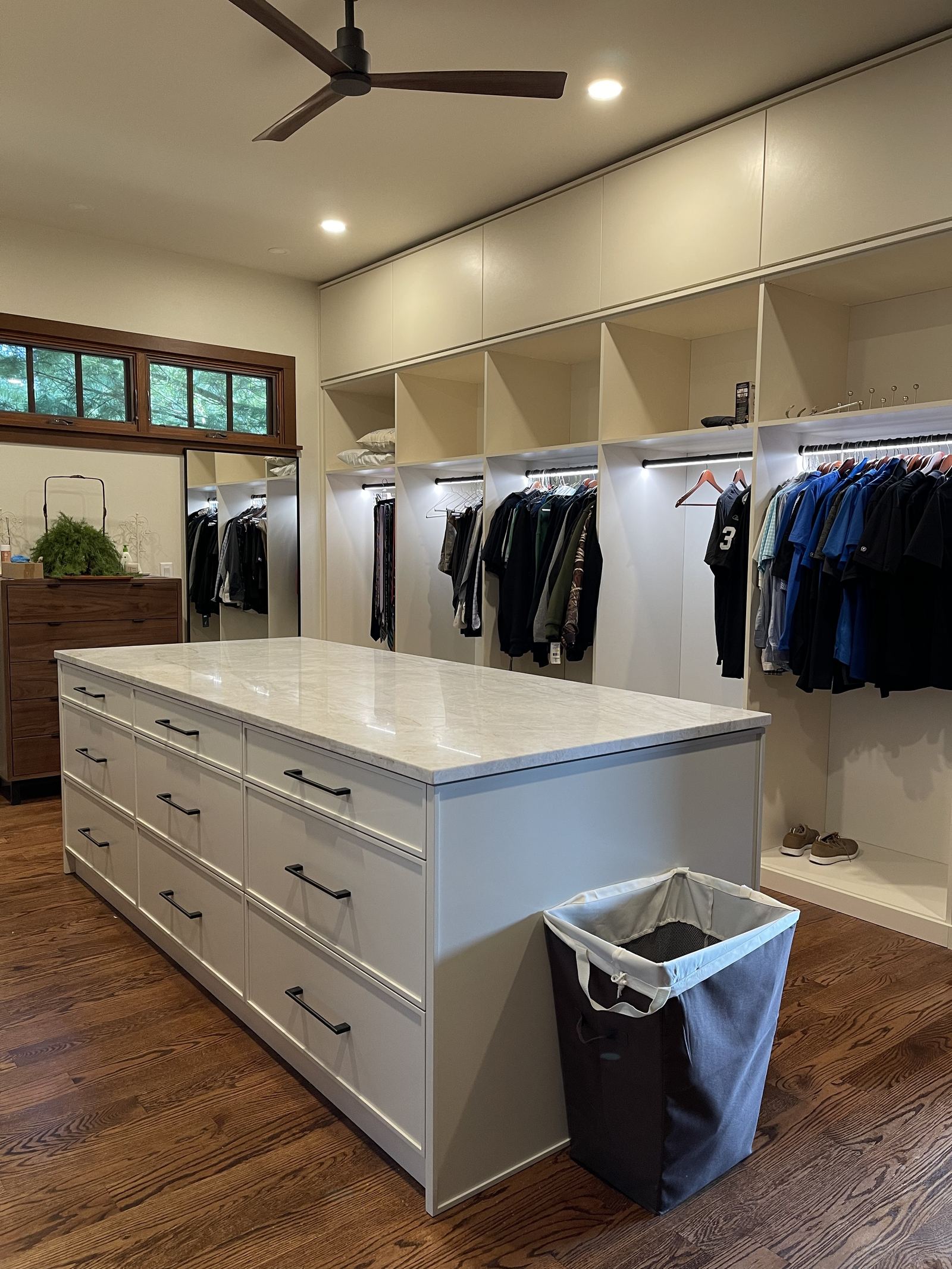 Custom Closets project by Blue Ridge Carpenters in western North Carolina