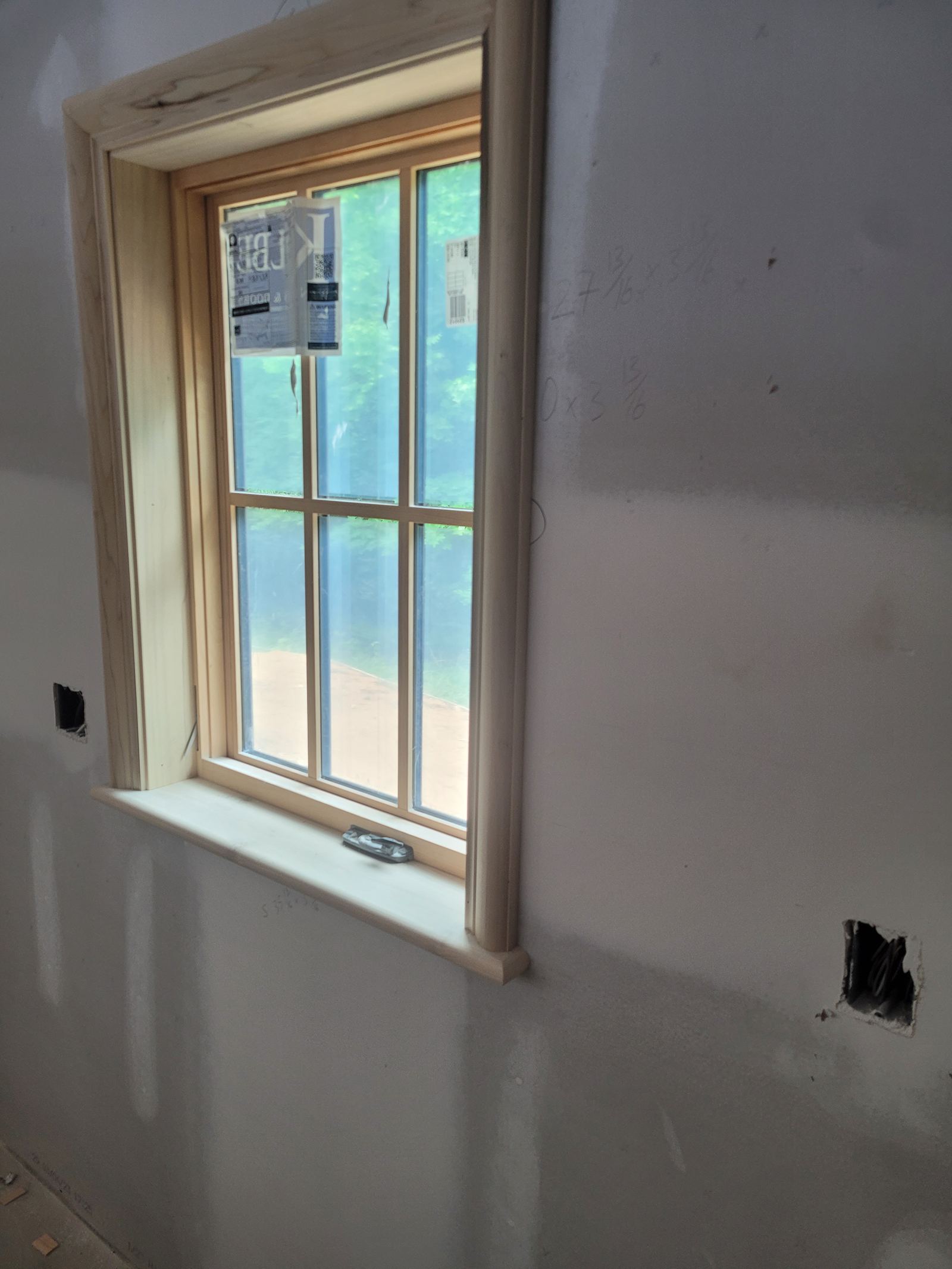Window Casing detail by Blue Ridge Carpenters