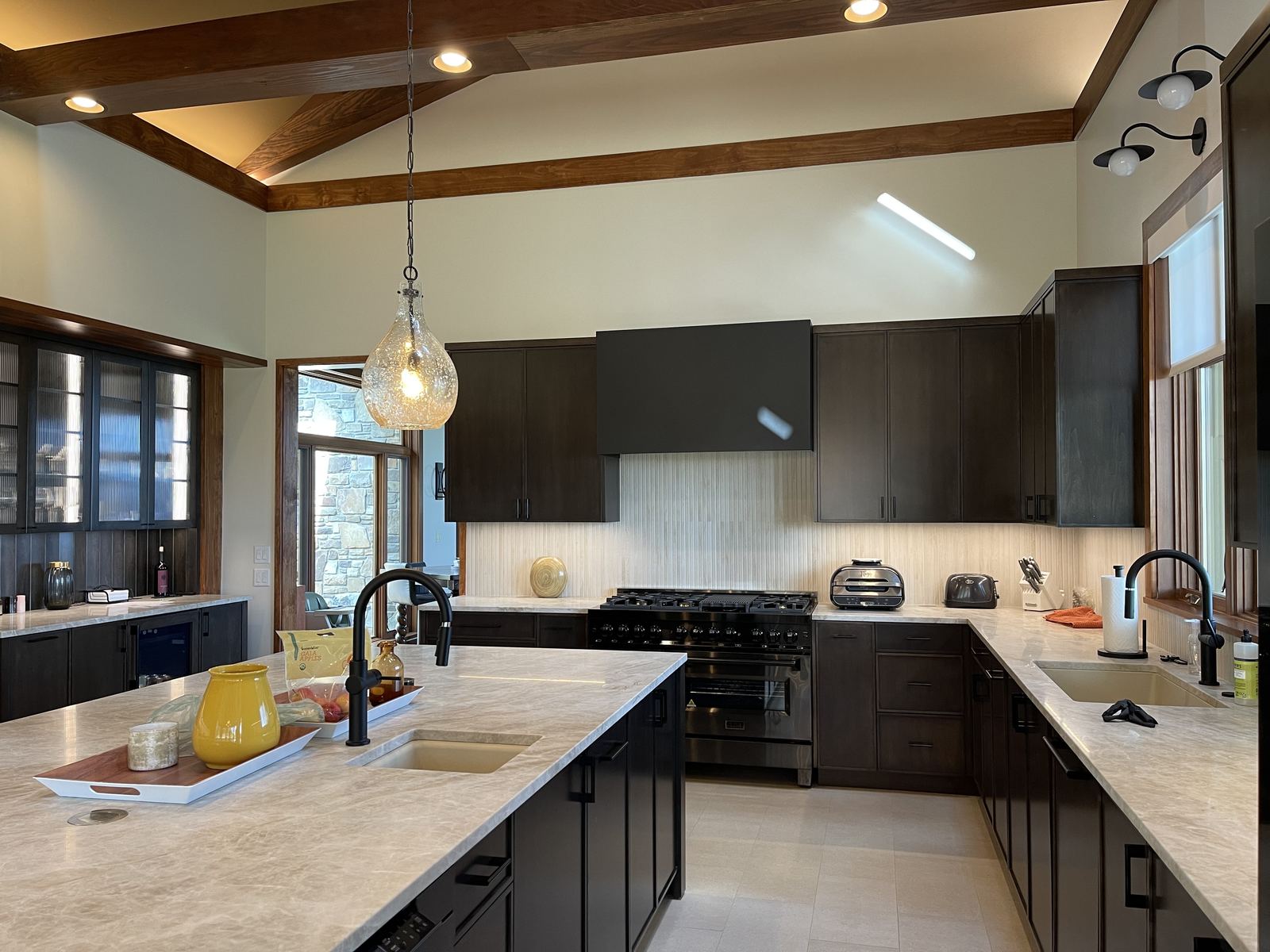 Cabinet Installation detail by Blue Ridge Carpenters