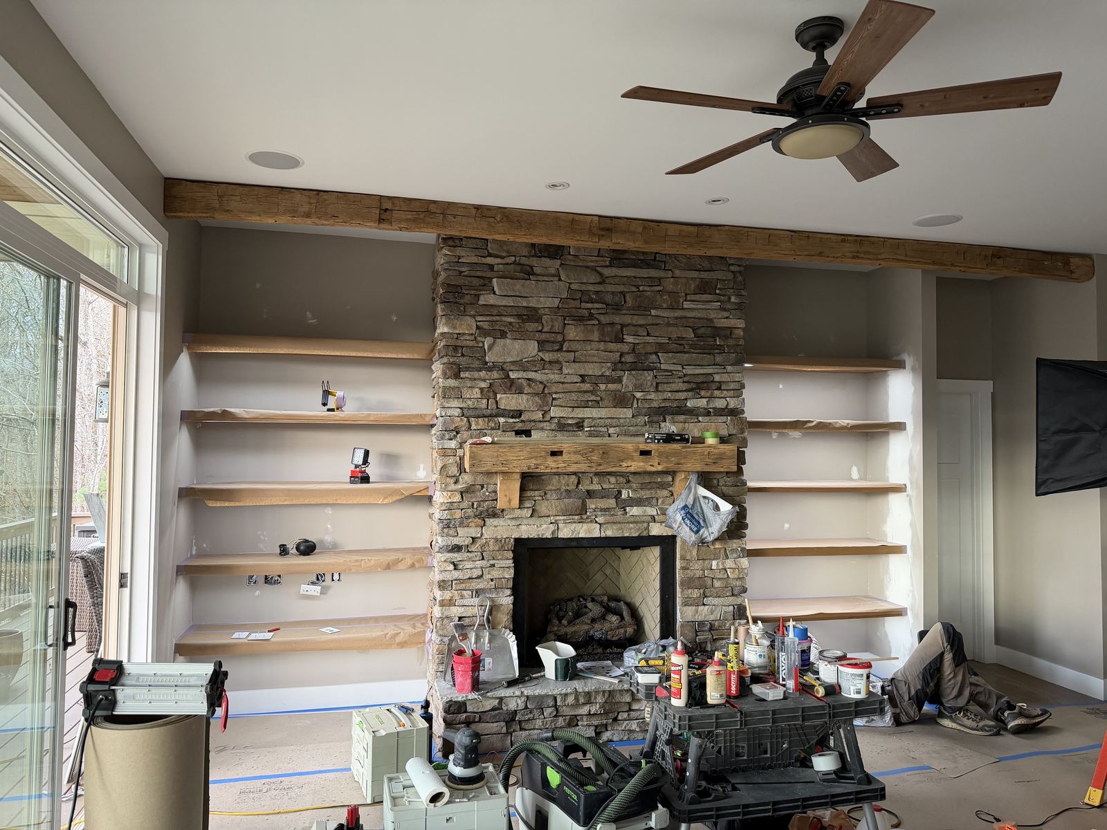 Built-Ins detail by Blue Ridge Carpenters