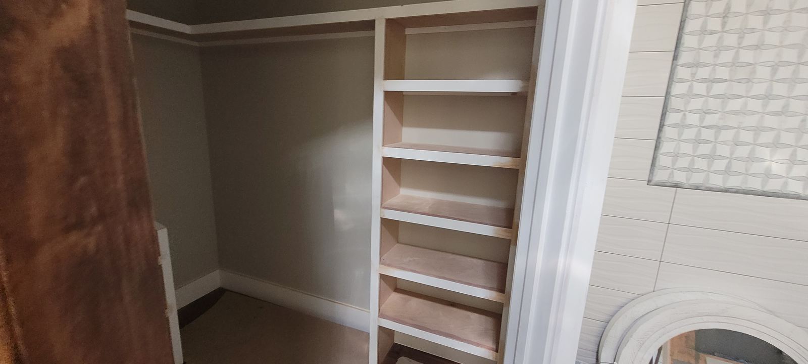 Custom Closets detail by Blue Ridge Carpenters
