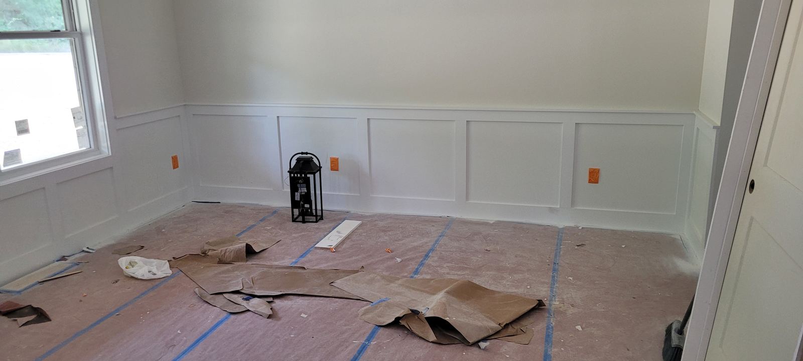 Wainscoting detail by Blue Ridge Carpenters