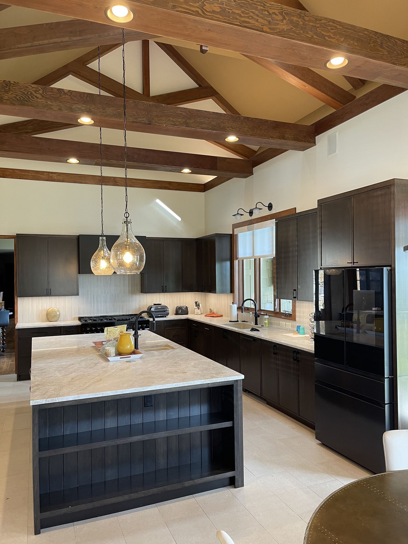 Cabinet Installation detail by Blue Ridge Carpenters